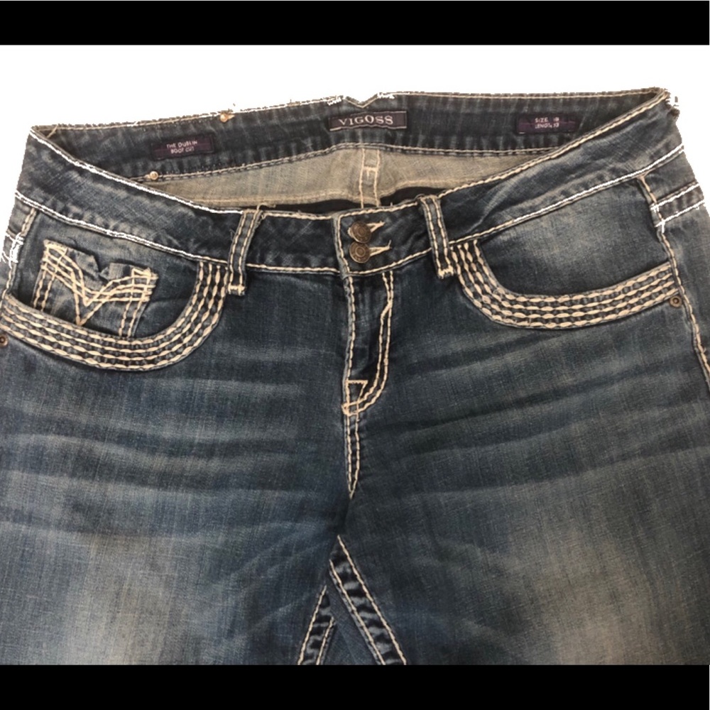Vigoss The Dublin Bootcut Jeans Plus Sz 18